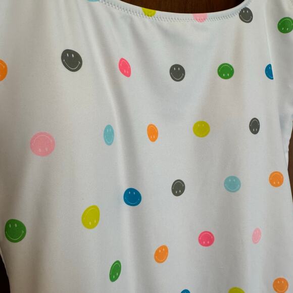 NWOT Aerie Smiley® Birthday Scoop Cheekiest One Piece Swimsuit S - Picture 2 of 7